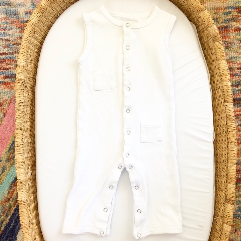 loved baby romper (white)